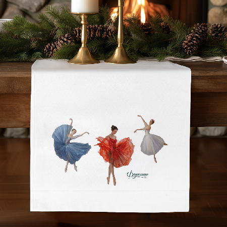 Дорожка столовая Балет "Федоскино" 40x160